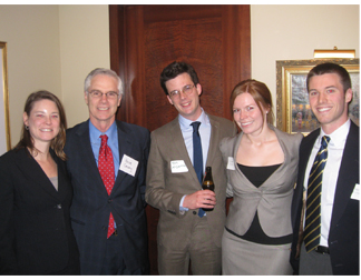 Corboy & Demetrio Attorney Michelle Kohut, Kevin Conway and Loyola University Chicago School of Law First Year Students  